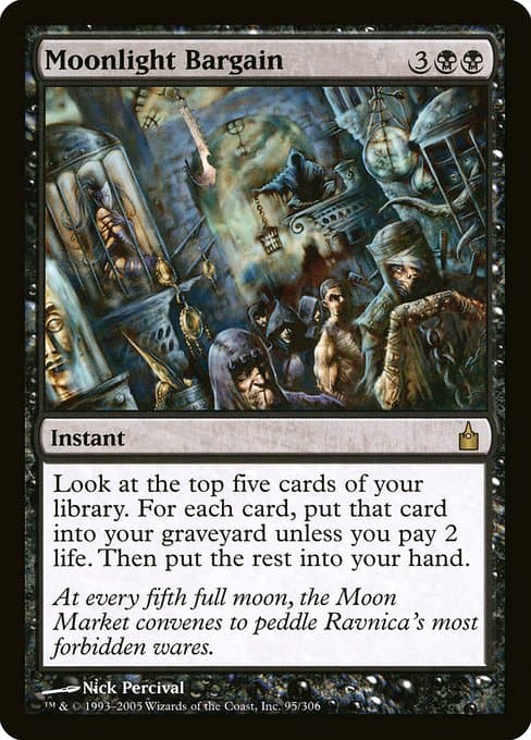 Moonlight Bargain from Ravnica: City of Guilds (Rare)