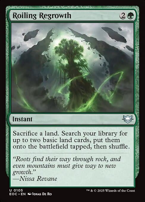 Roiling Regrowth from Edge of Eternities Commander (Uncommon)