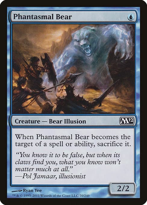 Phantasmal Bear from Magic 2012 (Common)