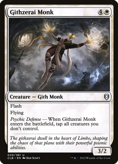 Githzerai Monk from Commander Legends: Battle for Baldur's Gate (Uncommon)