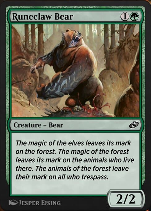 Runeclaw Bear from Jumpstart: Historic Horizons (Common)