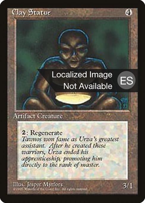 Clay Statue from Fourth Edition Foreign Black Border (Common)