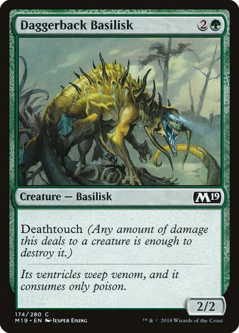 Daggerback Basilisk from Core Set 2019 (Common)
