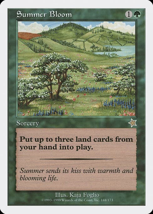 Summer Bloom from Starter 1999 (Rare)