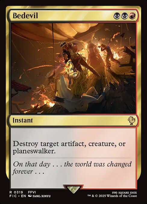 Bedevil from Final Fantasy Commander (Rare)