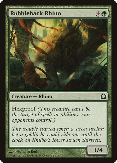 Rubbleback Rhino (Common)