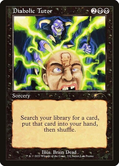 Diabolic Tutor from Secret Lair Drop (Rare)