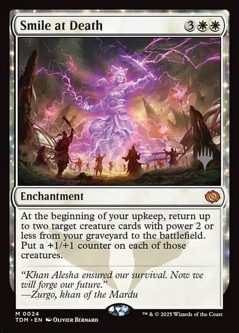 Smile at Death from Tarkir: Dragonstorm Promos (Mythic)