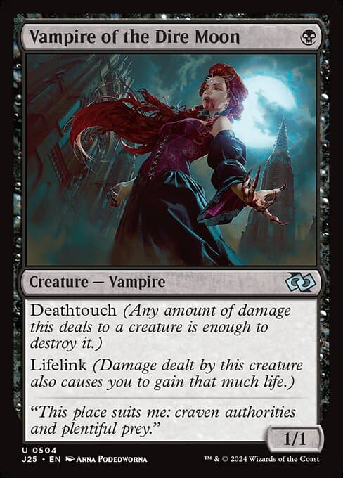 Vampire of the Dire Moon from Foundations Jumpstart (Uncommon)