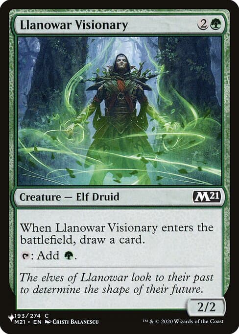 Llanowar Visionary from The List (Common)