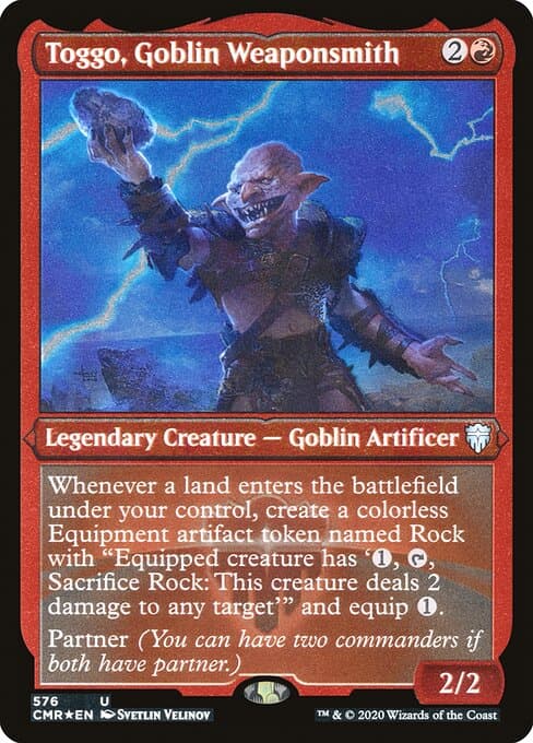 Toggo, Goblin Weaponsmith from Commander Legends (Uncommon)