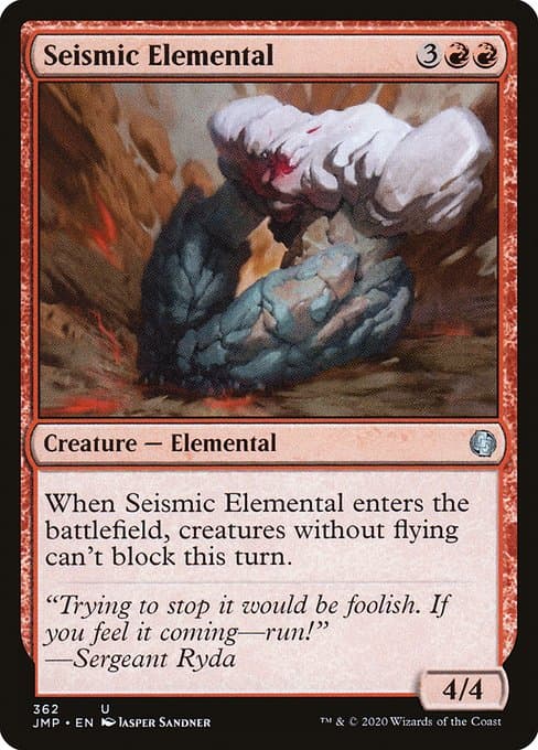 Seismic Elemental from Jumpstart (Uncommon)