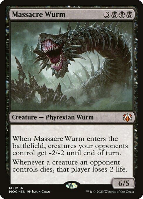 Massacre Wurm from March of the Machine Commander (Mythic)