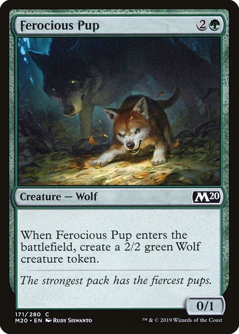 Ferocious Pup from Core Set 2020 (Common)