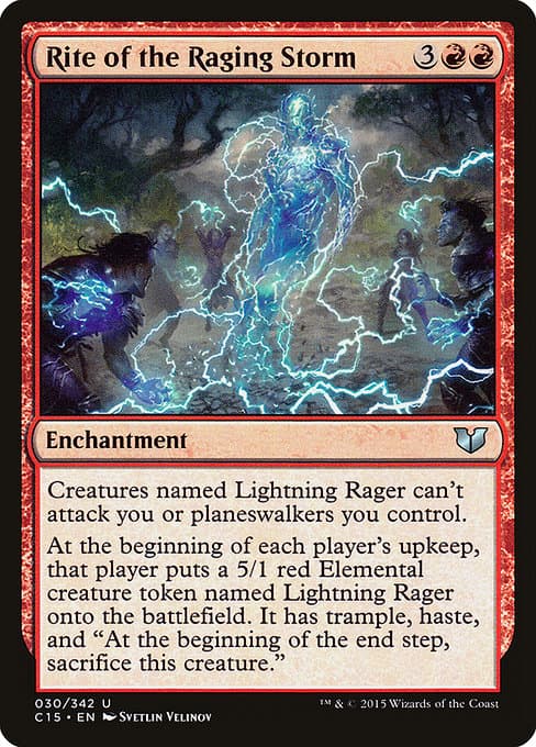 Rite of the Raging Storm from Commander 2015 (Uncommon)