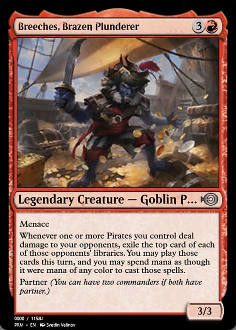 Breeches, Brazen Plunderer from Magic Online Promos (Uncommon)