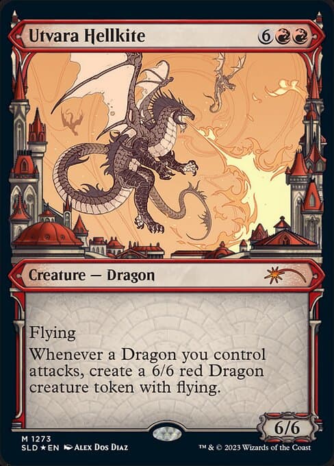 Utvara Hellkite from Secret Lair Drop (Mythic)