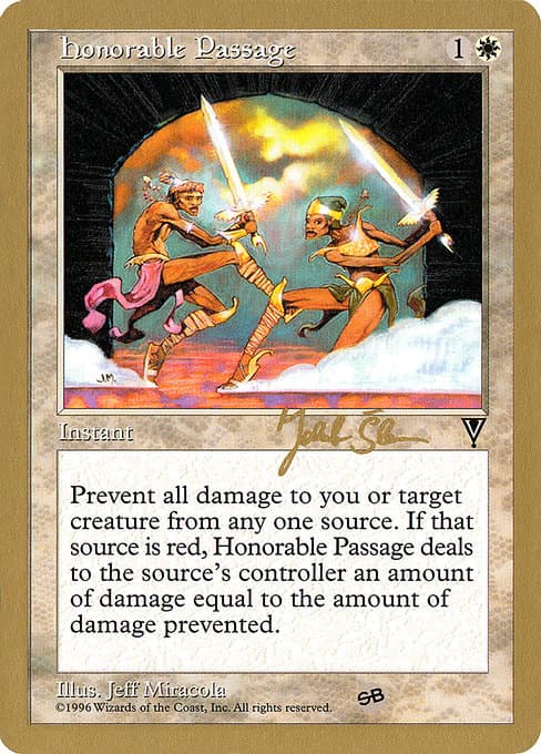 Honorable Passage from World Championship Decks 1997 (Uncommon)