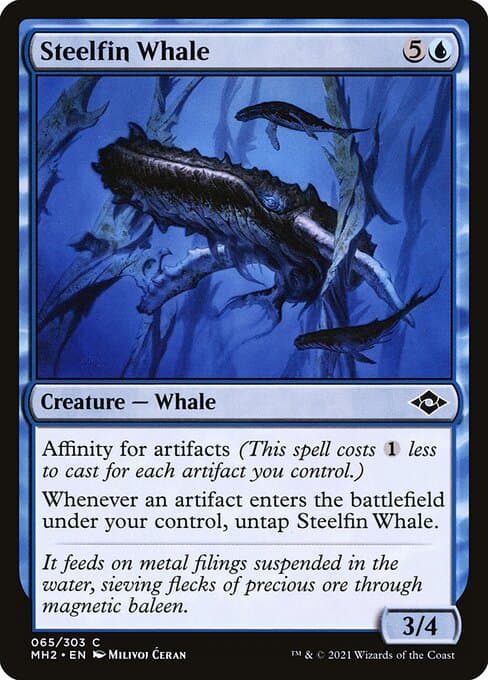 Steelfin Whale from Modern Horizons 2 (Common)