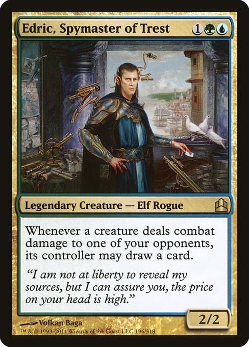 Edric, Spymaster of Trest from Commander 2011 (Rare)