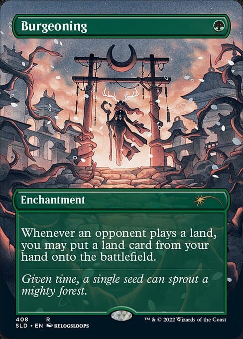 Burgeoning from Secret Lair Drop (Rare)