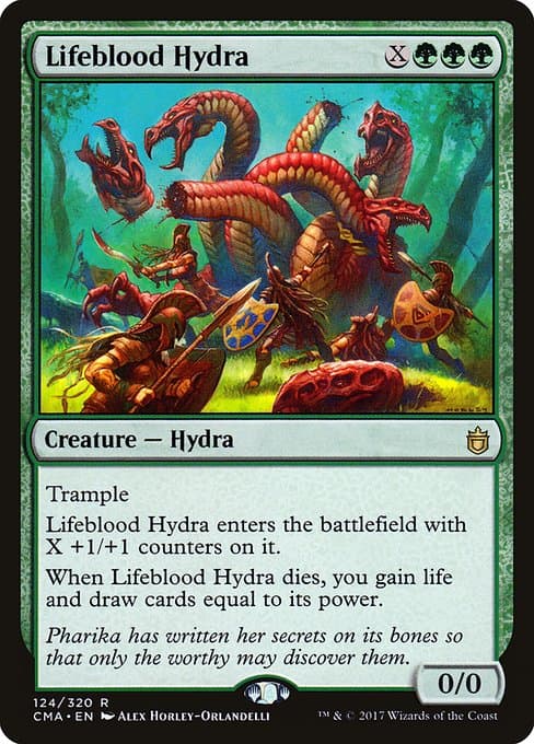 Lifeblood Hydra from Commander Anthology (Rare)