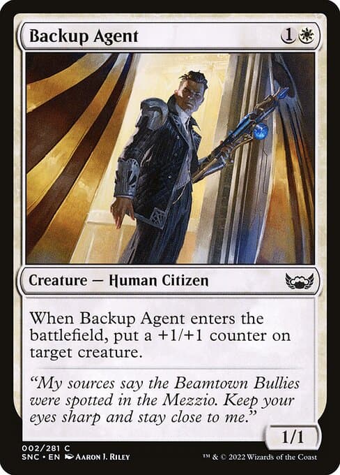 Backup Agent from Streets of New Capenna (Common)