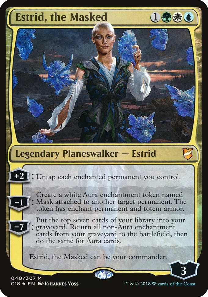 Estrid, the Masked from Commander 2018 Oversized (Mythic)
