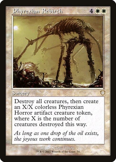 Phyrexian Rebirth from The Brothers' War Commander (Rare)