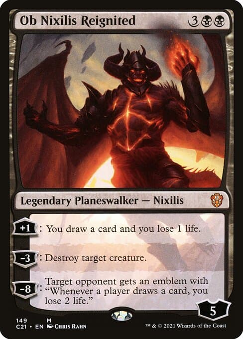Ob Nixilis Reignited from Commander 2021 (Mythic)