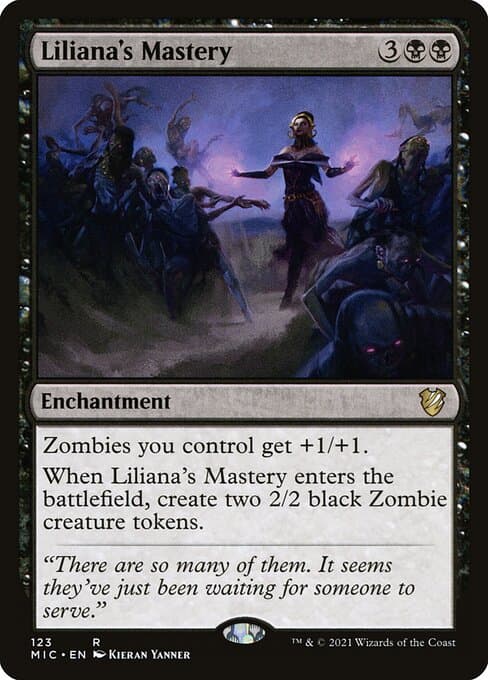 Liliana's Mastery from Midnight Hunt Commander (Rare)