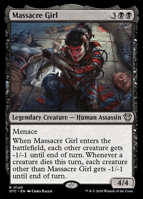 Massacre Girl from Outlaws of Thunder Junction Commander (Rare)