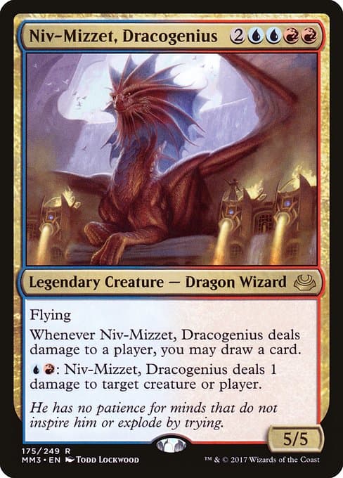Niv-Mizzet, Dracogenius from Modern Masters 2017 (Rare)