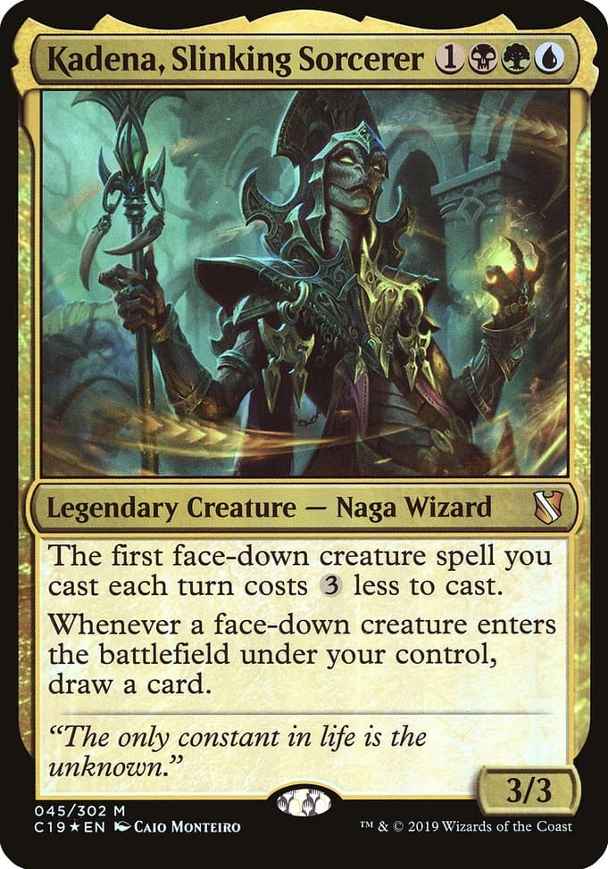 Kadena, Slinking Sorcerer from Commander 2019 Oversized (Mythic)