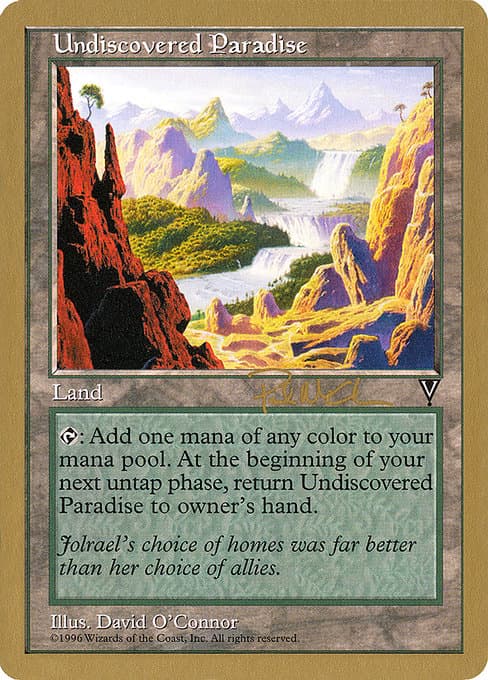 Undiscovered Paradise from World Championship Decks 1997 (Rare)