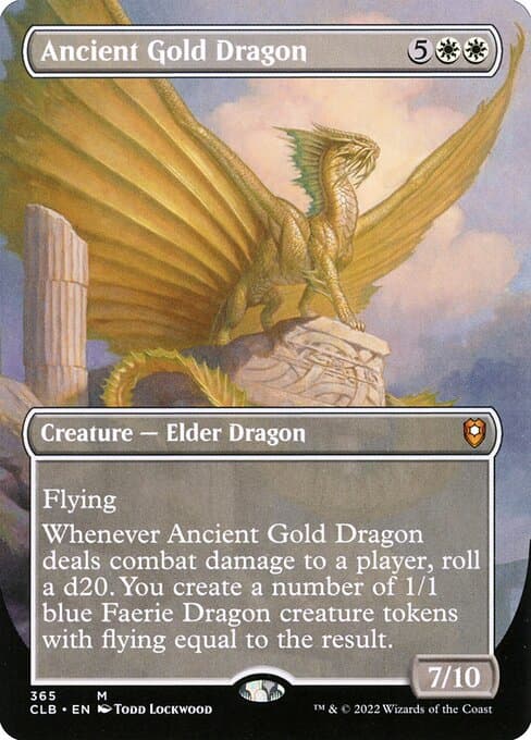 Ancient Gold Dragon from Commander Legends: Battle for Baldur's Gate (Mythic)