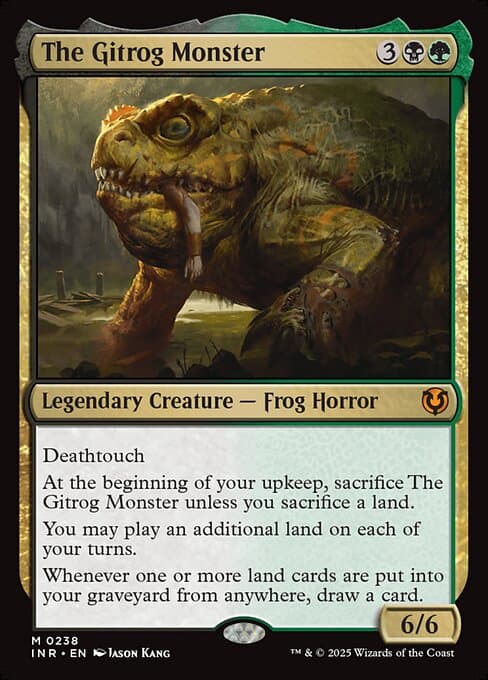 The Gitrog Monster from Innistrad Remastered (Mythic)