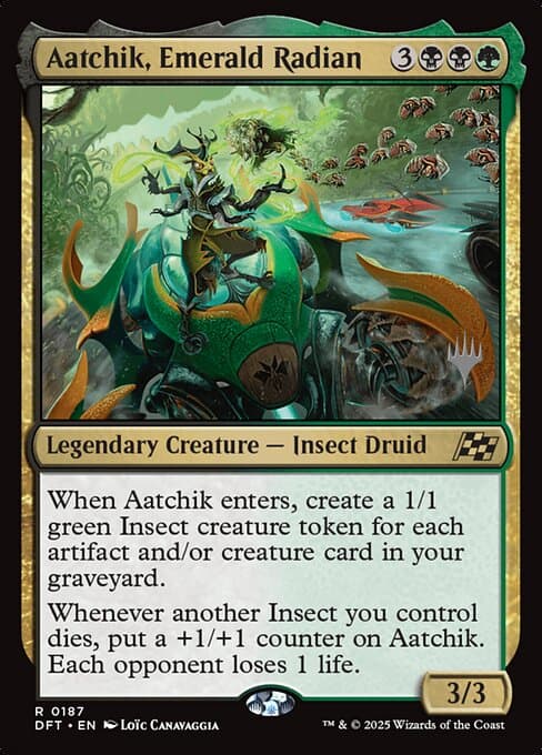 Aatchik, Emerald Radian from Aetherdrift Promos (Rare)