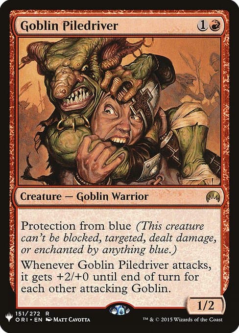 Goblin Piledriver from The List (Rare)