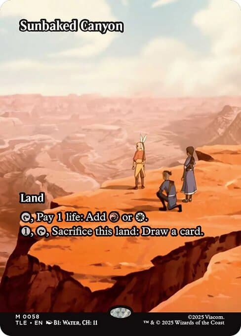 Sunbaked Canyon from Avatar: The Last Airbender Eternal (Mythic)