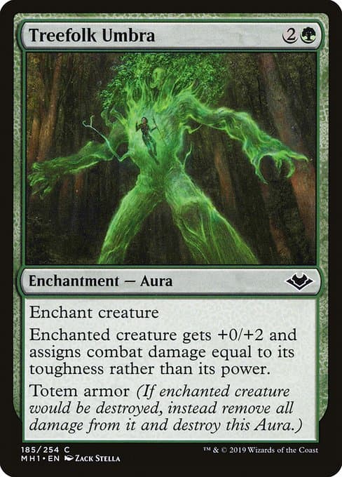 Treefolk Umbra from Modern Horizons (Common)