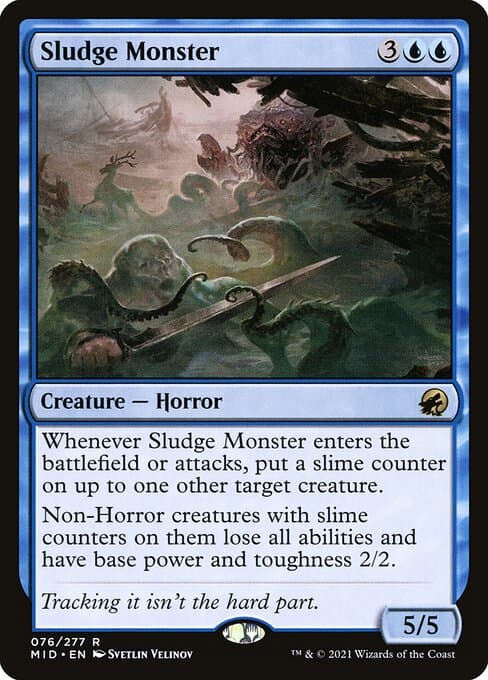 Sludge Monster from Innistrad: Midnight Hunt (Rare)