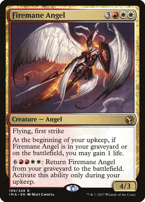 Firemane Angel from Iconic Masters (Rare)