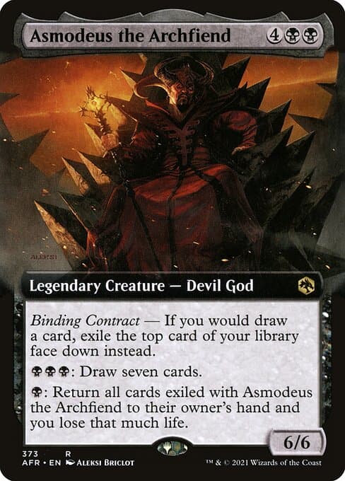 Asmodeus the Archfiend from Adventures in the Forgotten Realms (Rare)