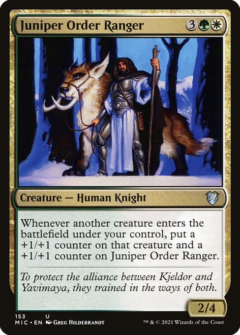 Juniper Order Ranger from Midnight Hunt Commander (Uncommon)