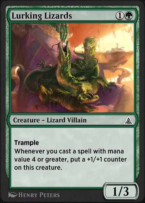 Lurking Lizards from Through the Omenpaths (Common)