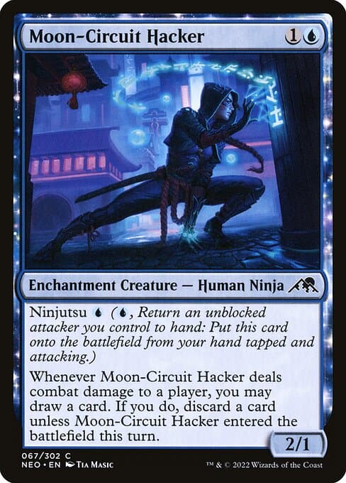 Moon-Circuit Hacker from Kamigawa: Neon Dynasty (Common)