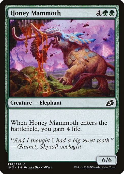 Honey Mammoth from Ikoria: Lair of Behemoths (Common)