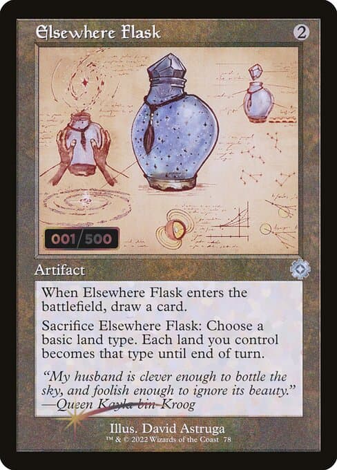 Elsewhere Flask from The Brothers' War Retro Artifacts (Uncommon)