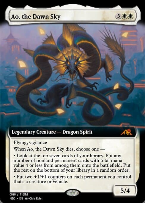 Ao, the Dawn Sky from Magic Online Promos (Mythic)